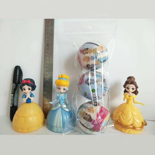 工厂直销 娃娃机扭蛋公主系列拼装白雪公主花仙子美人鱼玩具摆件